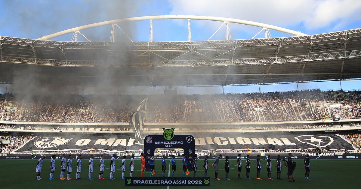 Jogo contra o Corinthians se torna a única derrota do Botafogo entre os 10 maiores públicos do Nilton Santos - FogãoNET